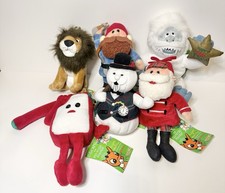 CVS Rudolph Misfit Toys Lot Of 6 Plush Stuffins Santa, Yukon, Snowman Tags 1999