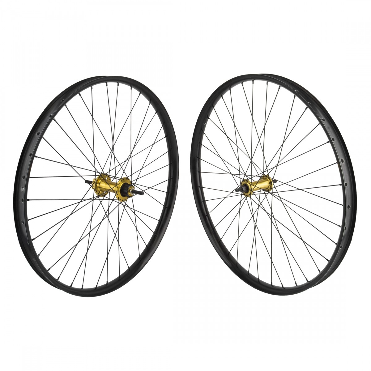 Se Bikes Beast Mode Wheelset 27.5in B/O 3/8inx110-148mm Rim Brake/6-Bolt Black