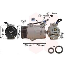 Kompressor Klimaanlage für Opel Astra H Caravan 1.7 CDTi Zafira B