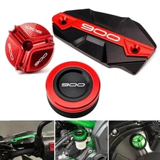 For Kawasaki Z900 Z 900 CNC Brake Fluid Reservoir Cap Oil Filler Cap Plug Cover