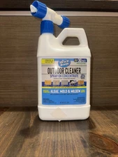Miracle Brands Outdoor Cleaner Spray On Concentrate for Algae Mold Mildew 64 oz
