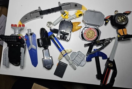 Vintage, Power Rangers & Beetle Borgs Mixed Lot 1990's. Some Working & Untested