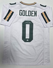 Packers Receiver MATTHEW GOLDEN Signed Custom Replica White Jersey AUTO - BAS