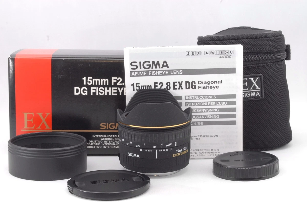 Sigma f/2.8 15mm Focal Camera Lenses for sale | eBay