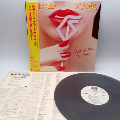 Twisted Sister    Love Is For Suckers Japan LP OBI VINYL Atlantic  P-13553 PROMO