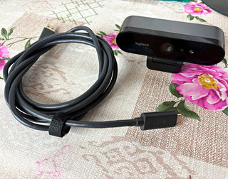 Logitech BRIO Webcam Schwarz Clip on USB C/USB 3.0 mit USB Kabel