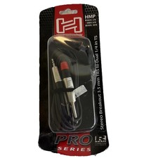Hosa HMP-006Y 6 ft Pro Stereo Breakout Cable REAN 3.5 mm TRS to Dual 1/4 in TS
