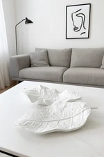 Leaf Jewellery Holder Food Tray Trinket  Concrete Epoxy Resin Silicone Mould DIY