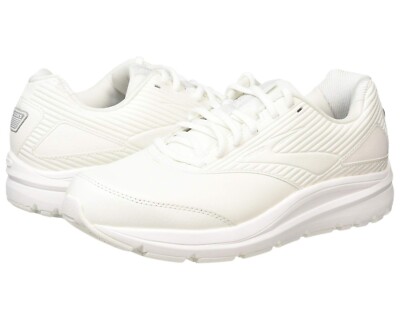 Brooks Z5026* Mens White Leather Addiction Walker 2 Sneakers Size 9EE