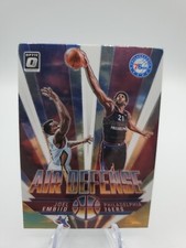JOEL EMBIID 2021-22 Panini Donruss Optic  #5 AIR DEFENSE-PRIZM PURPLE-76ers