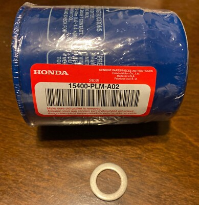 #ad Genuine Honda OEM Oil Filter W Drain Plug Gasket 15400 PLM A02 15400 RTA 003 $12.99