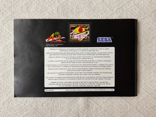 Fighting Vipers Sega Saturn - UK PAL VGC CIB - High Quality Packing - Tracked - Picture 10 of 11