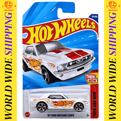 Hot Wheels '67 Ford Mustang Coupe HW Then and Now Series New