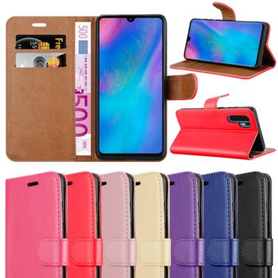 Für Huawei P30 Pro P30 Handyhülle Leder Wallet Flip Ständer View Cover