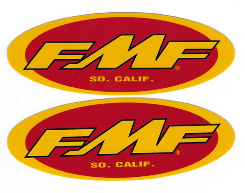 fmf race car body fender bumper decals 4.75"x1.
