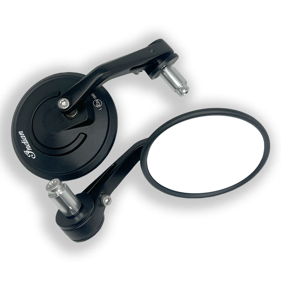 7/8" Motorcycle Bike CNC Handlebar End Rearview Mirror For Indian FTR 1200 Sport - Изображение 3 из 4
