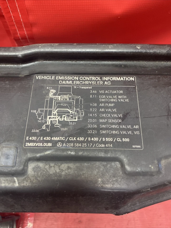 2002 MERCEDES BENZ S430 S500 S600 ЦЕНТРАЛЬНЫЙ РАДИАТОР ПОДДЕРЖКИ - Изображение 4 из 4