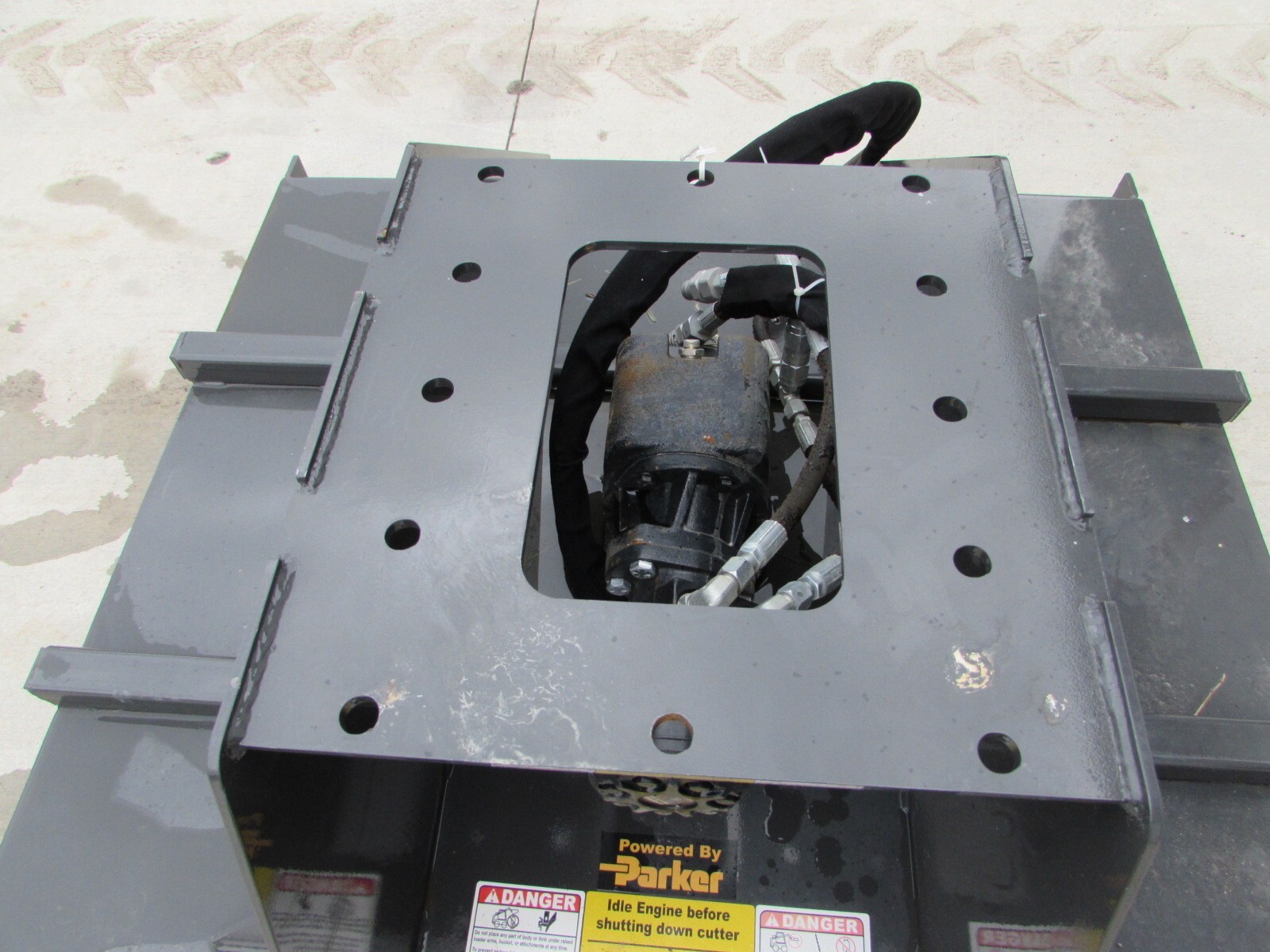 NEW CID IRONCRAFT 44" MINI EXCAVATOR BRUSH MOWER BOBCAT, KUBOTA, JOHN