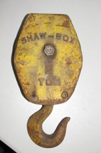 SHAW BOX 1 TON PULLEY for Hoist System