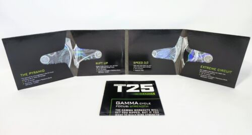 Focus T25 Gamma - 4 Workout DVDs with Wall Calendar  - Picture 1 of 3