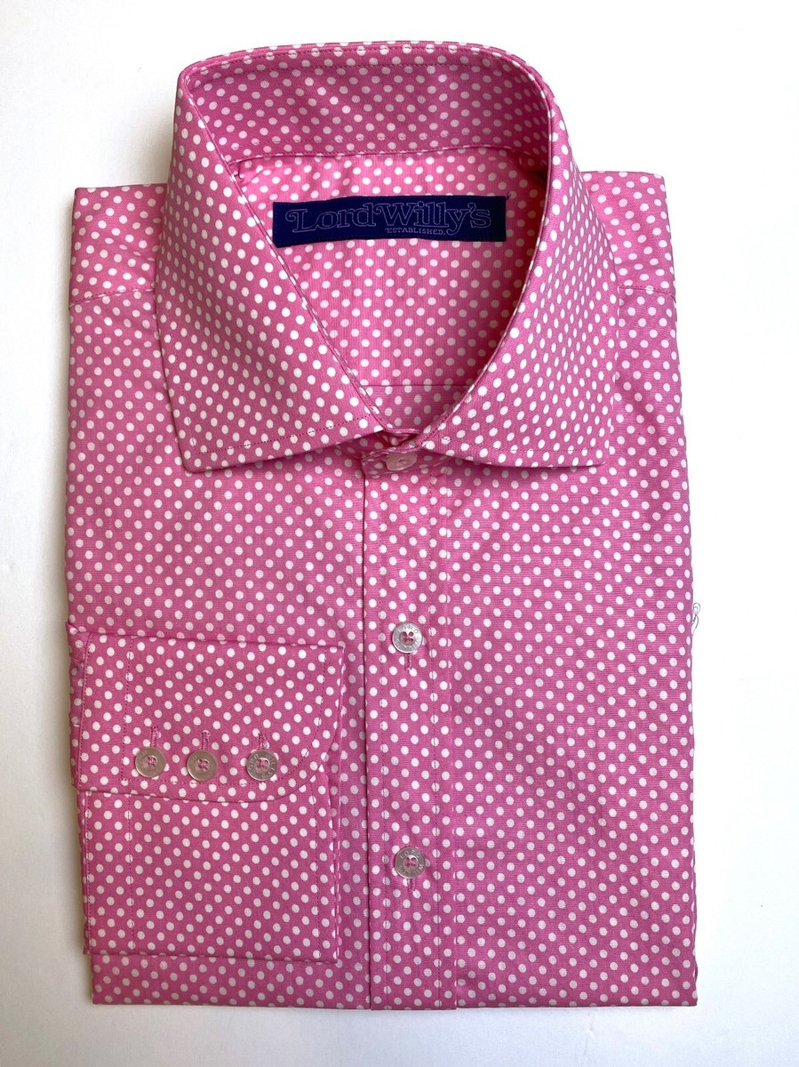 hot pink dress shirts Elvqul Mens Collar Shirts Casual Long Sleeve Hot Pink Shirts for Men, Men's, Size: XL