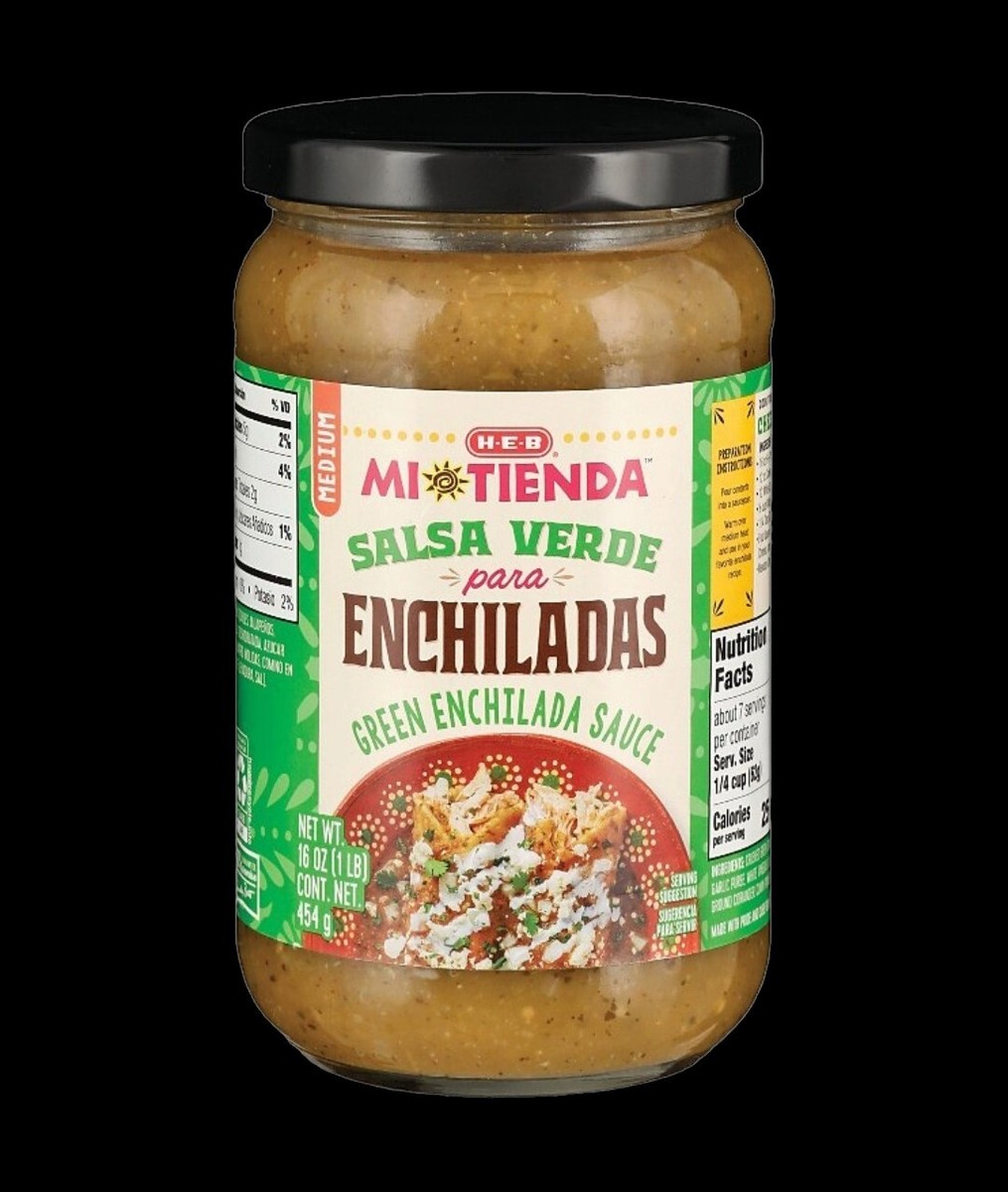 Mi Tienda Green Enchilada Sauce, Salsa Verde 16oz Jar