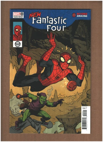 New Fantastic Four #4 Marvel 2022 SPIDER-MAN Beyond Amazing Variant NM- 9.2