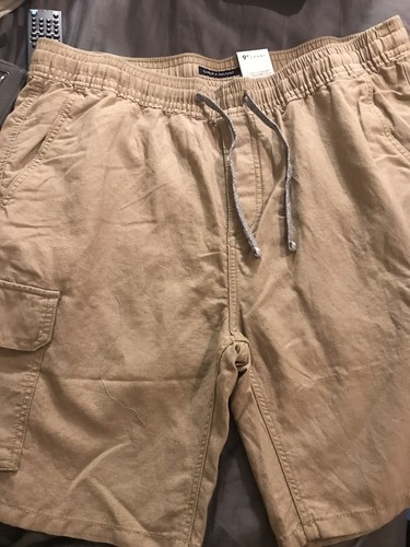 Lucky Brand Linen/Cotton Cargo Shorts 