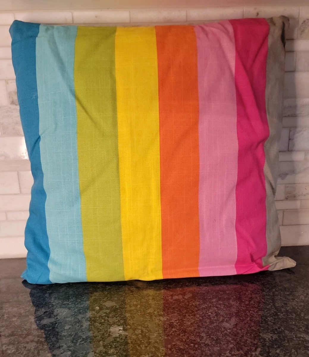 Ikea striped online pillow