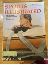 1959 Vintage Sports Illustrated Magazine  SHIP OWNER STAVROS NIARCHOS