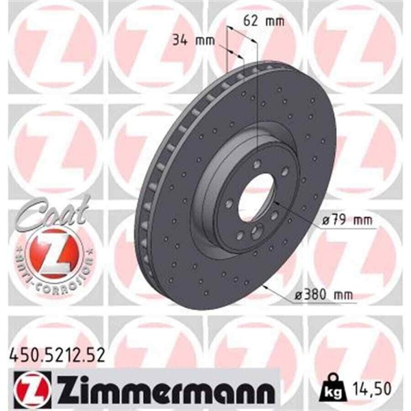 2X Zimmermann Sport Z Bremsscheibe 450.5212.52-image