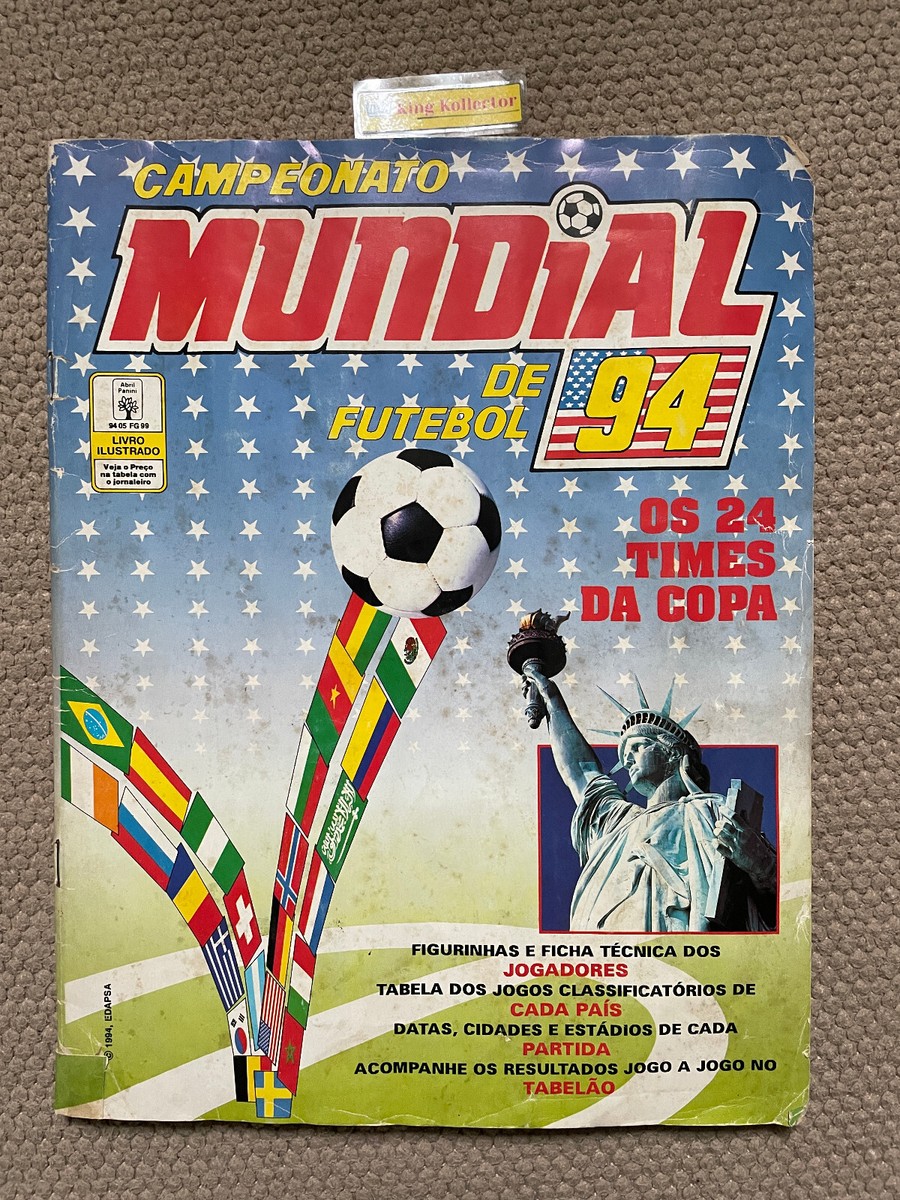 USA 1994 World Cup Sticker Album Panini Complete - BRAZILIAN