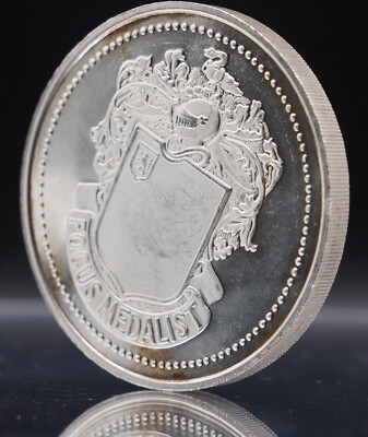 Johnson Matthey Focus Medalist K30228 Vintage 3oz 999 FINE SILVER