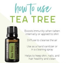 Tea Tree Essential Oil 15 mL New Sealed FREE SHIPPING Exp 8/2026