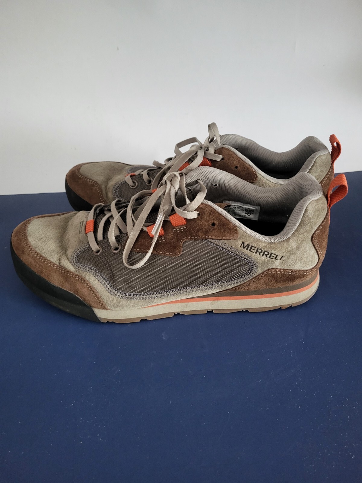 Merrell Sneakers Scarpe da Viaggio in Camoscio J95233 Olive Trail Escursionismo Uomo Taglia 10