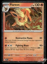 2025 Near Mint Pokemon Flareon 167 SVP en Prismatic Evolutions Promo English