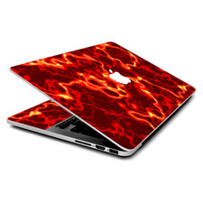 Skin Wrap for MacBook Pro 15 inch Retina Lave Hot Molten Fire Rage