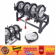 Manual Piping Pipe Fusion Welder 4 Clamps HDPE PP PE Butt Fusion Welding Machine