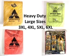 3XL, 4XL, 5XL, 6XL Heavy Duty Three Piece Rain Suit High Visibility - Hi Viz