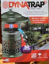 DynaTrap 3 DT1120-GR20 1/2 Acre Mosquito  Flying Insect Bug Outdoor Trap  Kill
