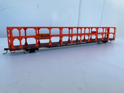 HO DENVER & RIO GRANDE WESTERN TRI-LEVEL 89' OPEN AUTORACK TRAILER ...