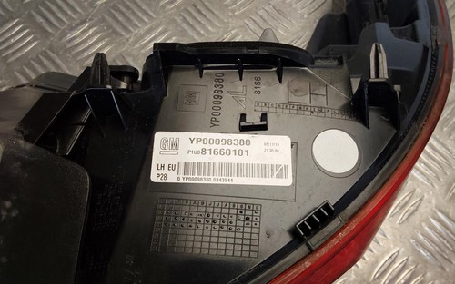 Luz trasera izquierda Vauxhall Grandland X MK1 2019 exterior yp00098380 - Imagen 6 de 7