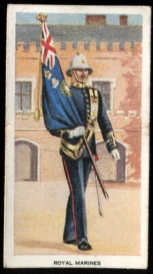 Tabakkarte, Godfrey Phillips, SOLDIERS OF THE KING, 1939, Royal Marines, #1