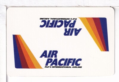 Single Airline Playing Card ''Air Pacific, FJI1 02A'' Chan/Mertens #, Stand, 2001