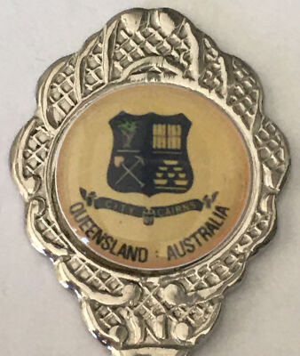 Vintage Souvenir Spoon Collectible City Of Cairns Queensland Australia