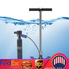 Oxygen Tank Pump Equipment Underwater Breath 0.5L  Mini Scuba Diving Case New