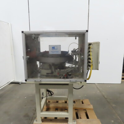 Hendricks Engineering Vibratory Bowl Feeder Assy. W/Hopper Conveyor & Controller
