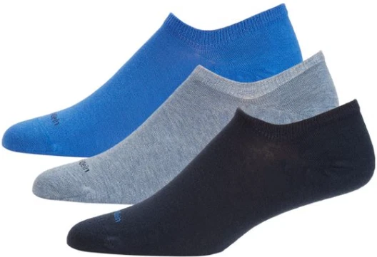 Paquete de 3 calcetines para mujer Calvin Klein 7-12 forro deportivo negro gris azul sin mostrar nuevos Foto 2 de 4