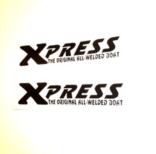 xpress boat express 26.5 Gloss Black Decals V...