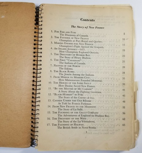 A Story Workbook in Canadian History School Study with Seatwork 1950s? E2C - Picture 2 of 6